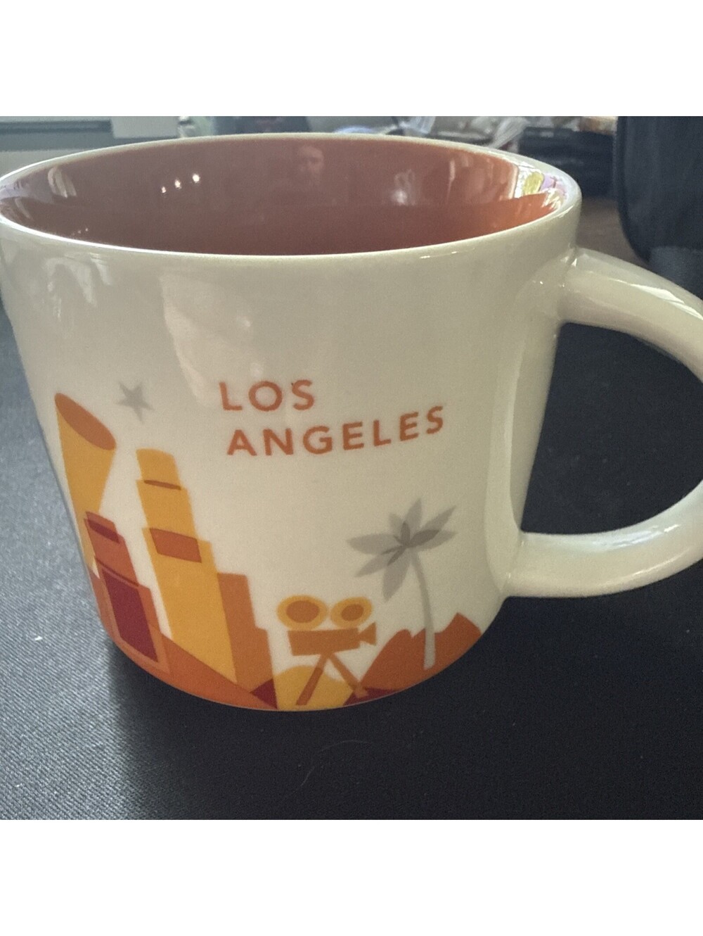 Starbucks LA LOS ANGELES 14 oz Coffee Mug Cup YOU ARE HERE Collection